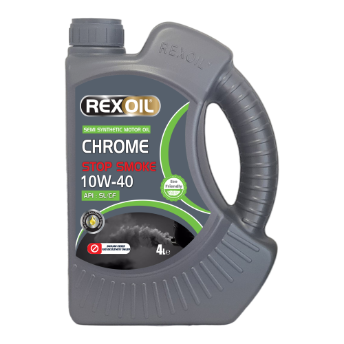 REXOIL CHROME STOP SMOKE 10W-40 SL/CF 4 L